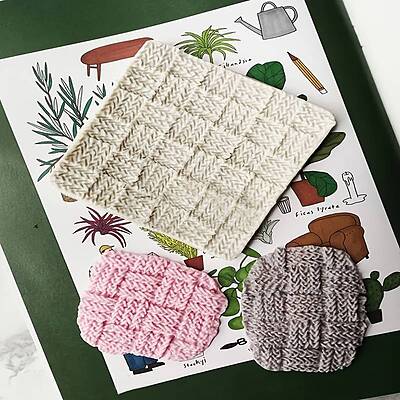 برگ الگو سیلیکونی PATTERN SHEET طرح بافت ۲